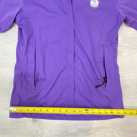 Pebble Beach Purple Windbreaker Fitted Golf Jacket Size S - Cross Sportswear NWT - Picture 9 of 16